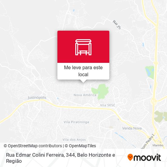 Rua Edmar Colini Ferreira, 344 mapa