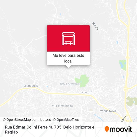 Rua Edmar Colini Ferreira, 705 mapa
