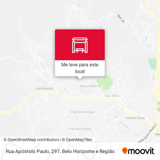 Rua Apóstolo Paulo, 297 mapa