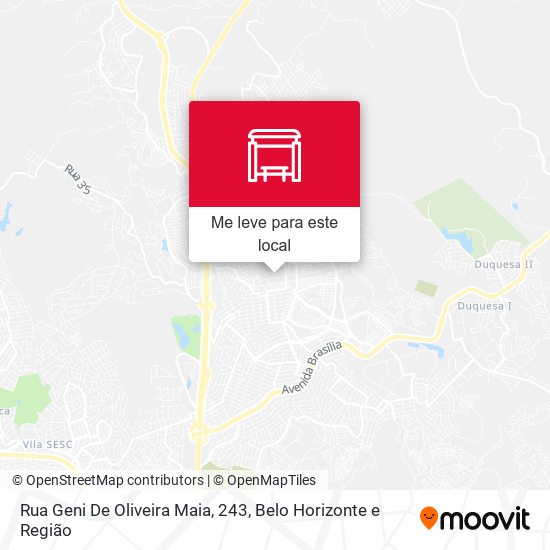 Rua Geni De Oliveira Maia, 243 mapa