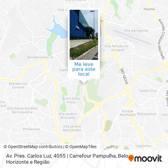 Av. Pres. Carlos Luz, 4055 | Carrefour Pampulha mapa