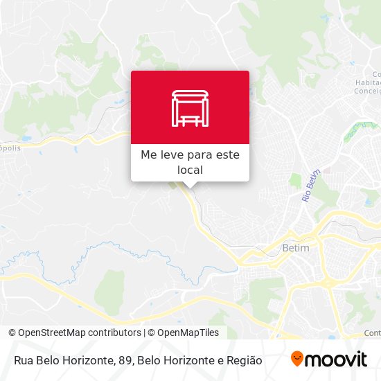 Rua Belo Horizonte, 89 mapa