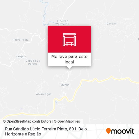 Rua Cândido Lúcio Ferreira Pinto, 891 mapa
