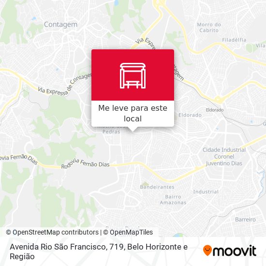 Avenida Rio São Francisco, 719 mapa