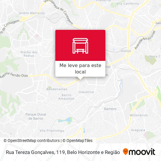 Rua Tereza Gonçalves, 119 mapa