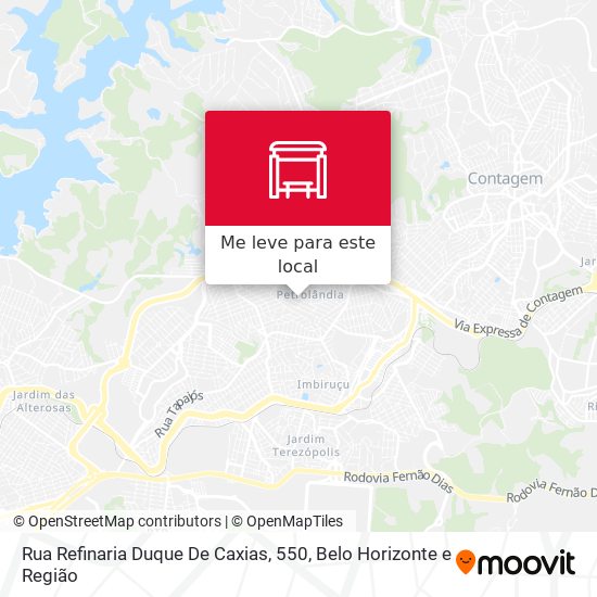 Rua Refinaria Duque De Caxias, 550 mapa