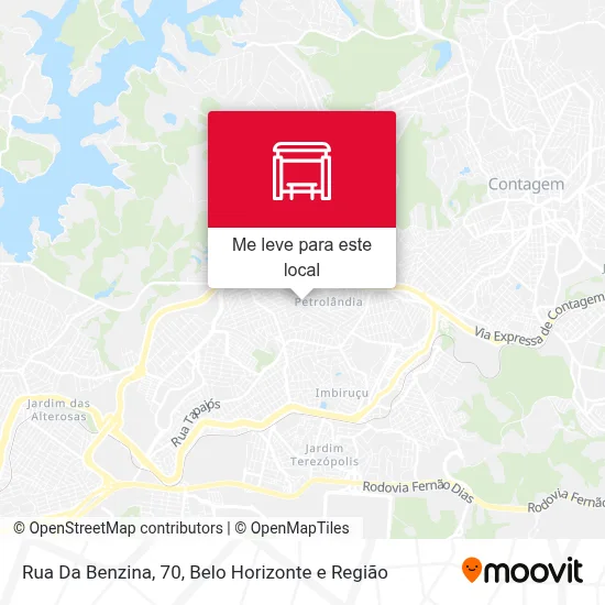 Rua Da Benzina, 70 mapa