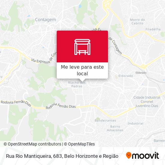 Rua Rio Mantiqueira, 683 mapa