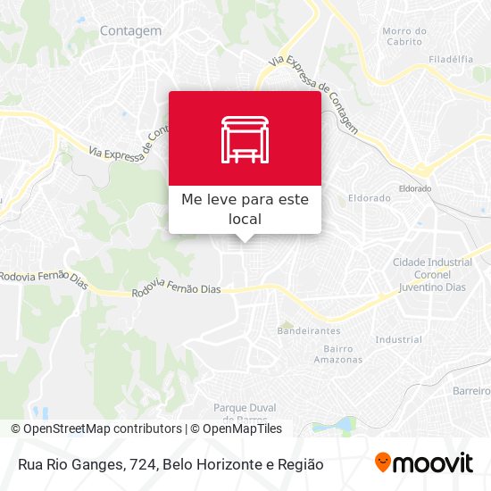Rua Rio Ganges, 724 mapa