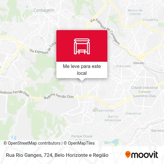 Rua Rio Ganges, 724 mapa