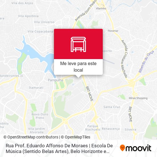 Rua Prof. Eduardo Affonso De Moraes | Escola De Música (Sentido Belas Artes) mapa