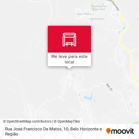 Rua José Francisco De Matos, 10 mapa