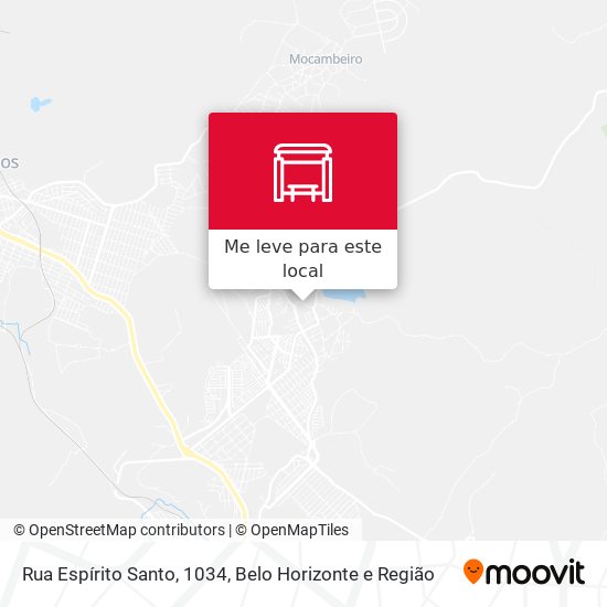 Rua Espírito Santo, 1034 mapa