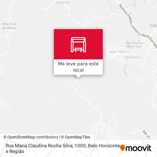 Rua Maria Claudina Rocha Silva, 1000 mapa