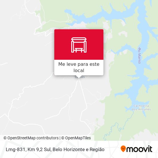 Lmg-831, Km 9,2 Sul mapa