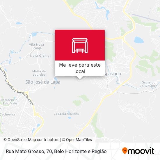 Rua Mato Grosso, 70 mapa