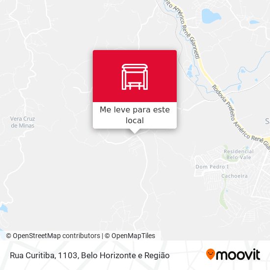 Rua Curitiba, 1103 mapa