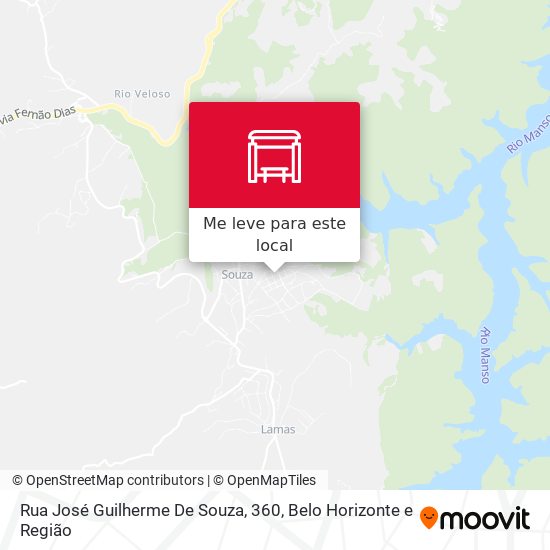 Rua José Guilherme De Souza, 360 mapa