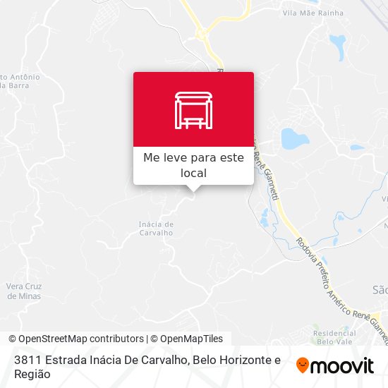 3811 Estrada Inácia De Carvalho mapa