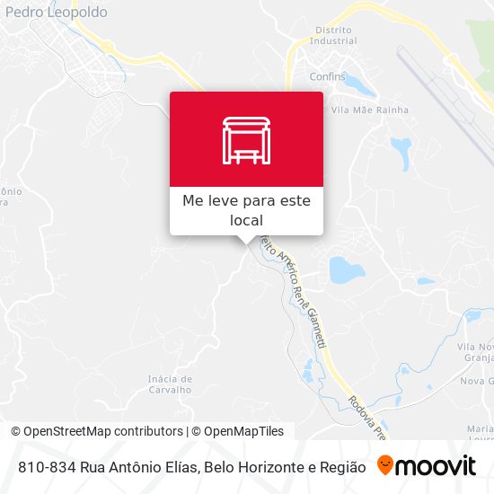810-834 Rua Antônio Elías mapa