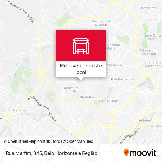 Rua Marfim, 845 mapa