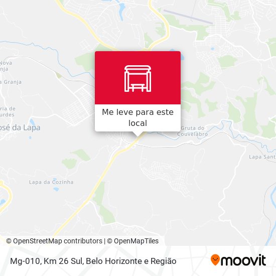 Mg-010, Km 26 Sul mapa