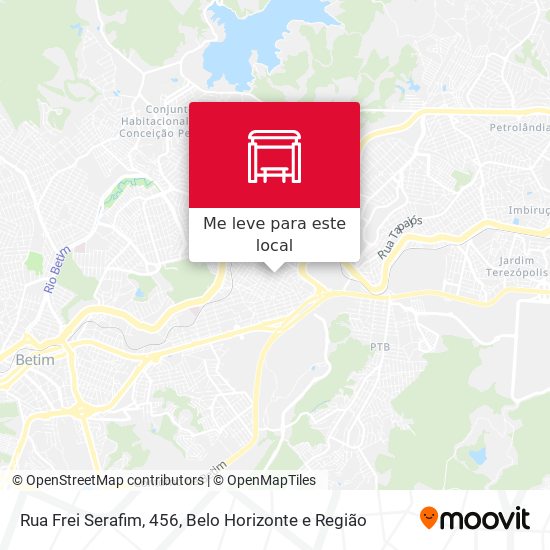 Rua Frei Serafim, 456 mapa