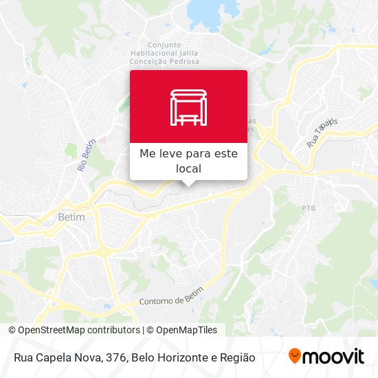 Rua Capela Nova, 376 mapa