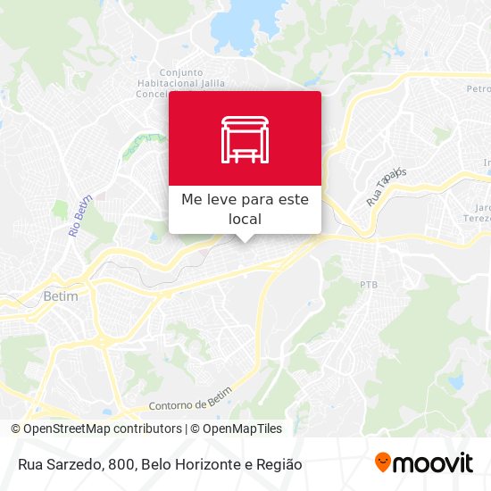 Rua Sarzedo, 800 mapa