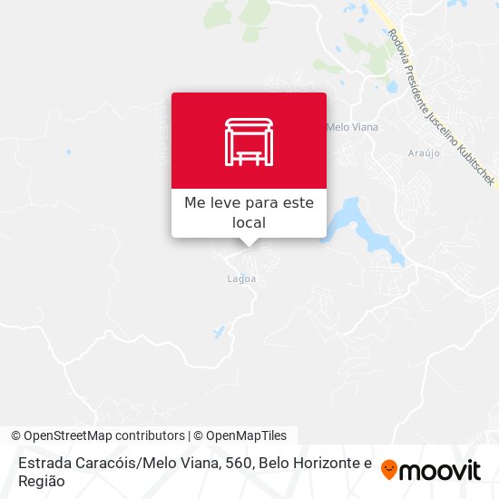 Estrada Caracóis / Melo Viana, 560 mapa