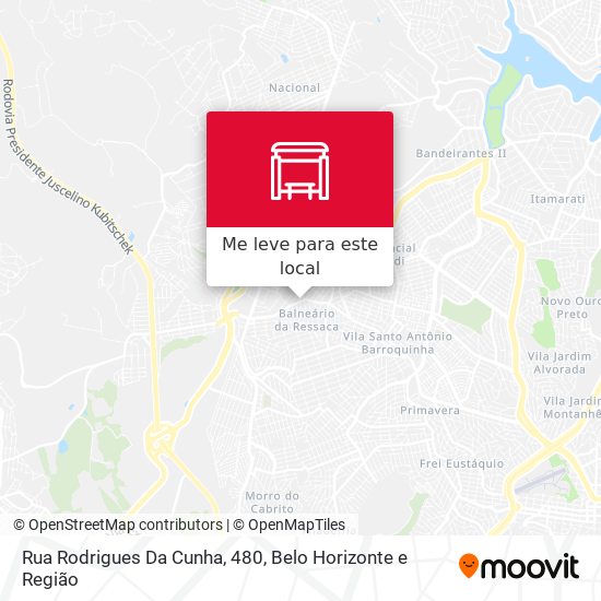 Rua Rodrigues Da Cunha, 480 mapa