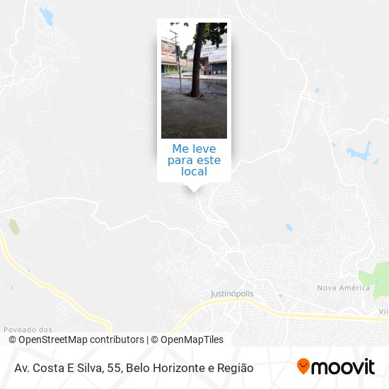 Av. Costa E Silva, 55 mapa