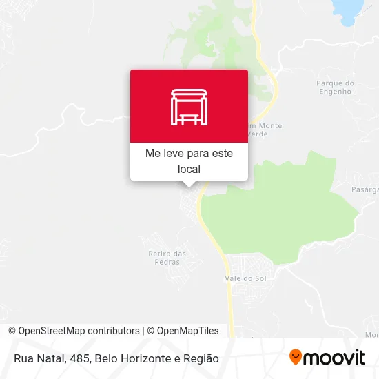 Rua Natal, 485 mapa