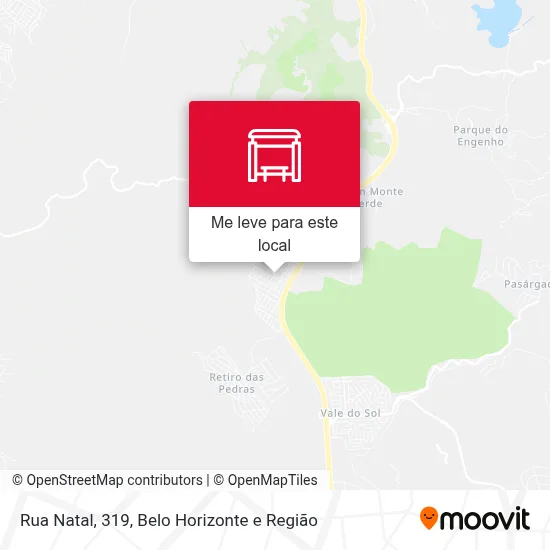 Rua Natal, 319 mapa