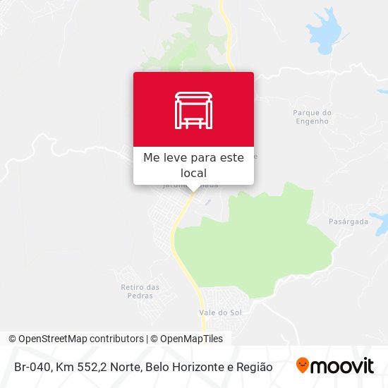 Br-040, Km 552,2 Norte mapa