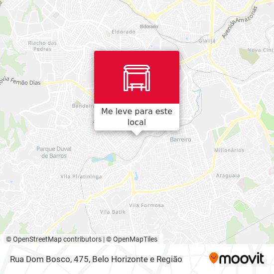 Rua Dom Bosco, 475 mapa