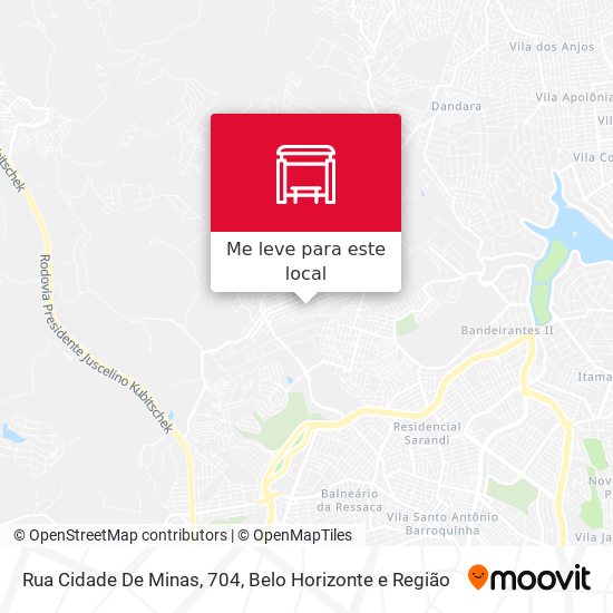 Rua Cidade De Minas, 704 mapa
