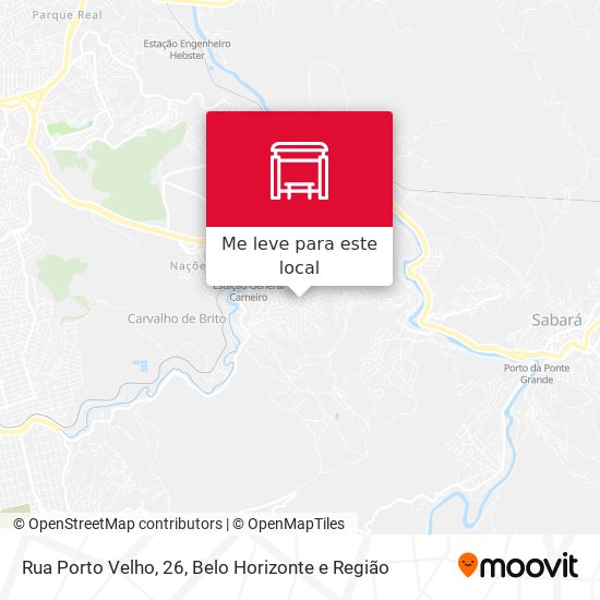 Rua Porto Velho, 26 mapa