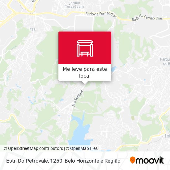 Estr. Do Petrovale, 1250 mapa