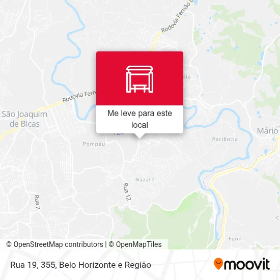 Rua 19, 355 mapa