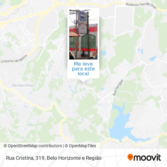 Rua Cristina, 319 mapa