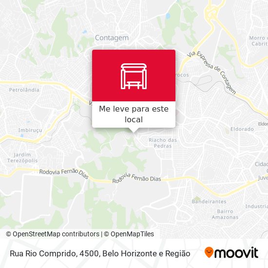 Rua Rio Comprido, 4500 mapa