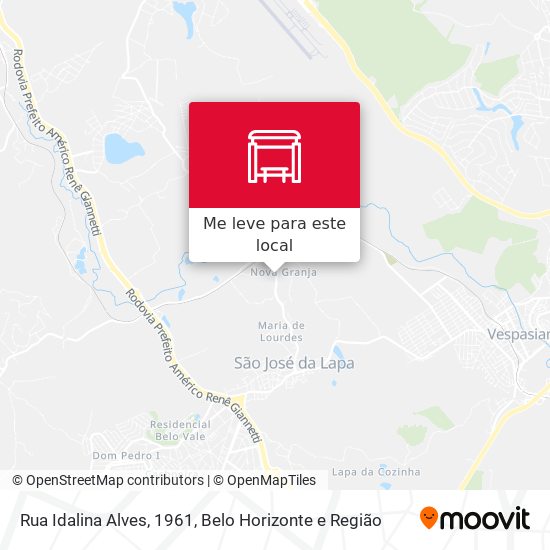 Rua Idalina Alves, 1961 mapa
