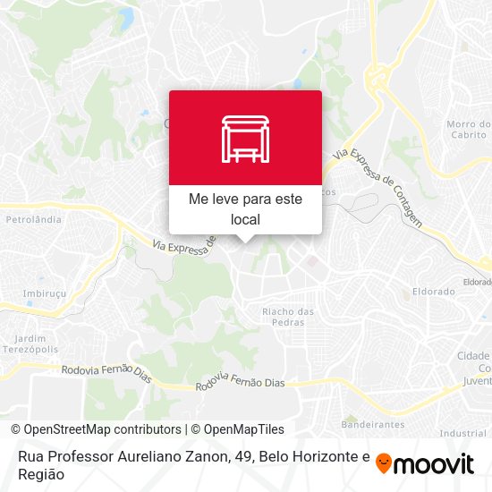 Rua Professor Aureliano Zanon, 49 mapa