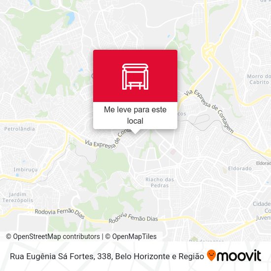 Rua Eugênia Sá Fortes, 338 mapa