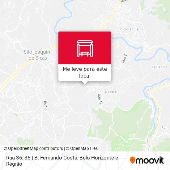 Rua 36, 35 | B. Fernando Costa mapa
