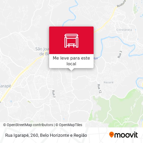 Rua Igarapé, 260 mapa