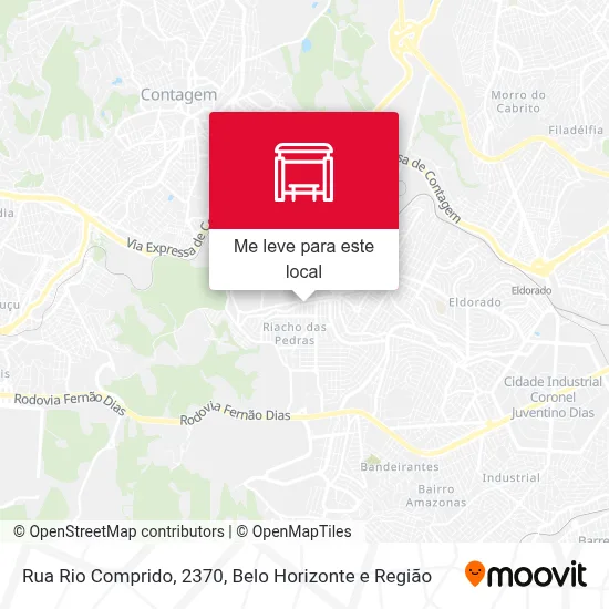 Rua Rio Comprido, 2370 mapa