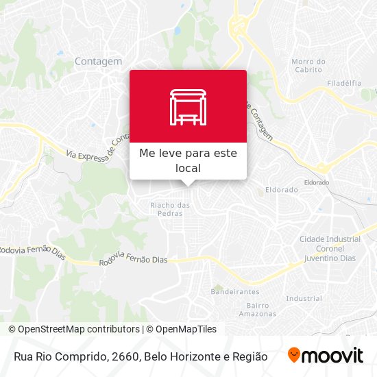 Rua Rio Comprido, 2660 mapa