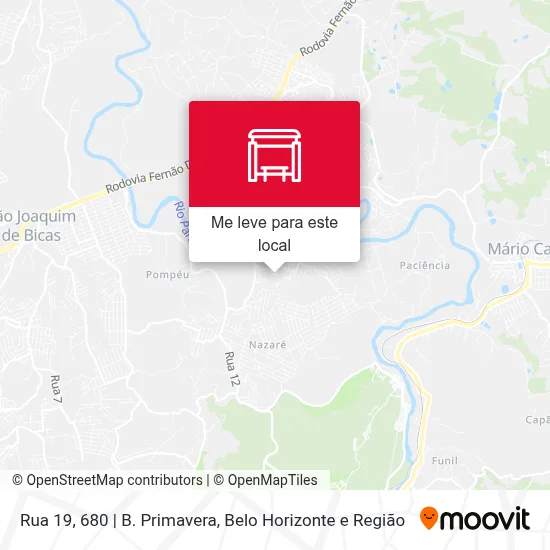 Rua 19, 680 | B. Primavera mapa